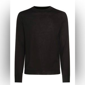 MAISON MARGIELA -Sweater Loose lightweight Thread Sweater -Black NWT